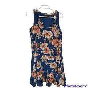 Sanctuary dress womens size xs Floral Sleeveless Open Neck With Tassels